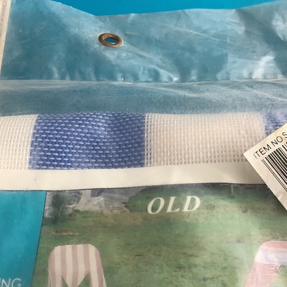 Chaise Lounge patio chair replacement cover 1pc blue white striped - Picture 6 of 8